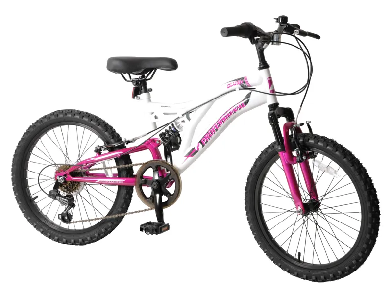 Professional Blush 20 Inch Wheel Mountain Bike White-1